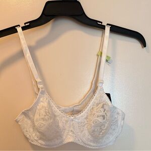 Bali White Floral Lace Bra